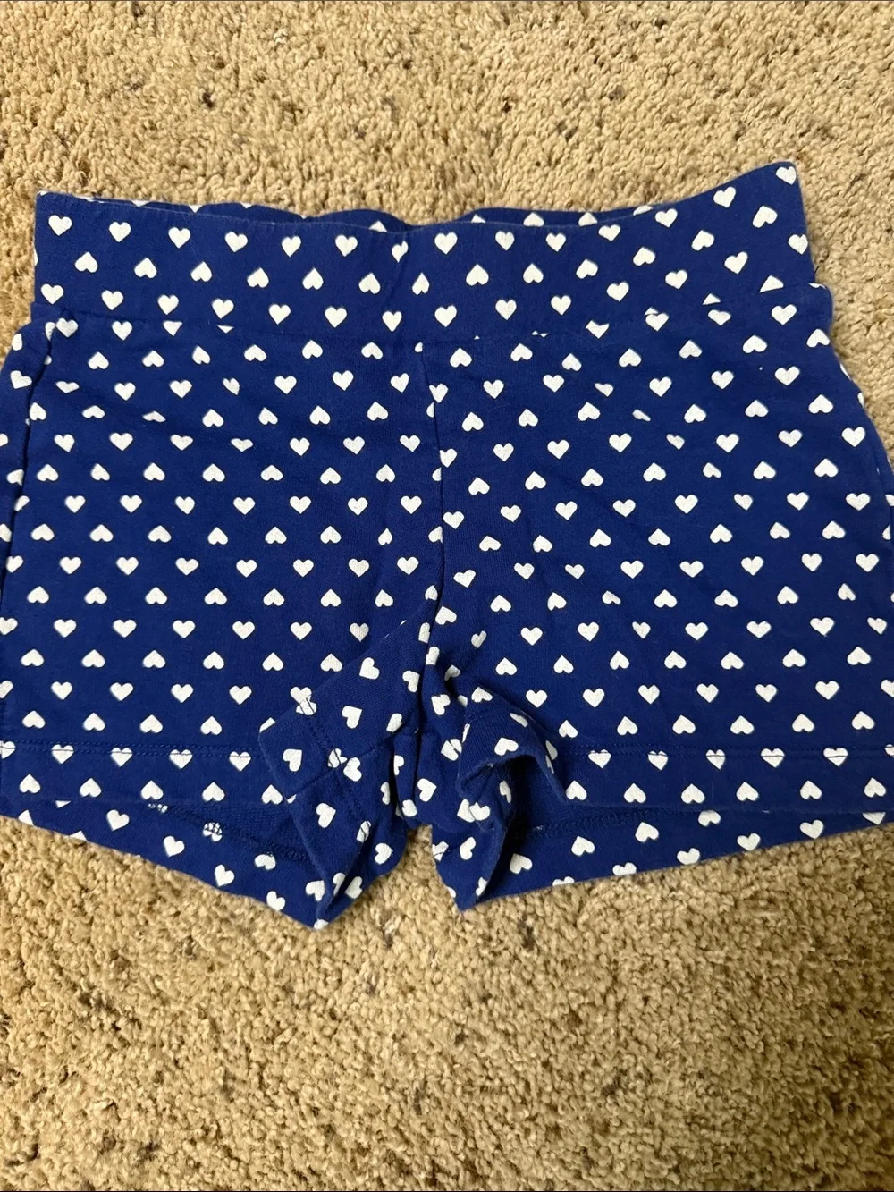 Old Navy Girls' Heart Print Shorts - Blue & Red
